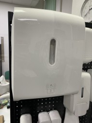 Диспенсер рулонных бумажных полотенец WisePro K660A-W со втулкой автоматический Белый / 71801 