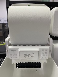 Диспенсер рулонных бумажных полотенец WisePro K660A-W со втулкой автоматический Белый / 71801 